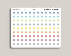 Heart Icon Planner Stickers for Makse Life Planner U37