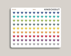 Heart Icon Planner Stickers for Makse Life Planner U37