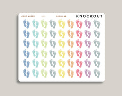 Baby Feet Icon Planner Stickers for Makse Life Planners U39