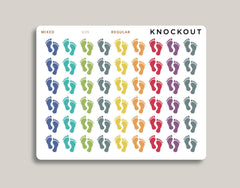 Baby Feet Icon Planner Stickers for Makse Life Planners U39