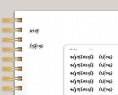 Reflection Word Prompt Planner Sticker FL5