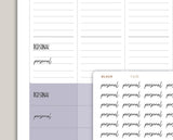 Transparent Personal Planner Sticker FQ36