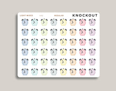 Clock Icon Planner Stickers for Makse Life Planner U42