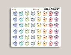 Clock Icon Planner Stickers for Makse Life Planner U42