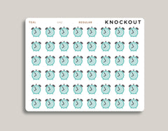 Clock Icon Planner Stickers for Makse Life Planner U42