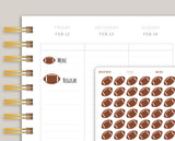 Football Sports Planner Stickers FQ9
