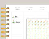 Golf / Putting Green Sports Planner Stickers FQ13