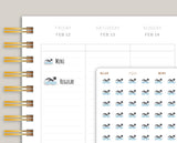 Swimming Sports Planner Stickers FQ15