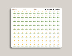 Golf / Putting Green Sports Planner Stickers FQ13