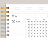 Lacrosse Sports Planner Stickers FQ14