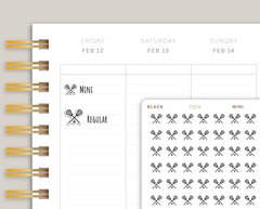 Lacrosse Sports Planner Stickers FQ14