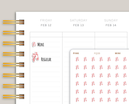 Ballet / Dance Sports Planner Stickers FQ39