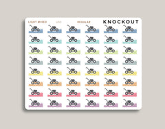 Lawn Mower Icon Planner Stickers for Makse Life Planners U50