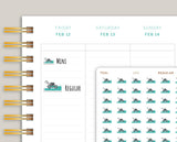 Lawn Mower Icon Planner Stickers for MakseLife Planners U50