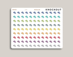 Ticket Icon Stickers for Makse Life Planner U49