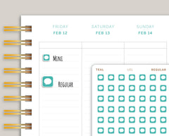 Text Message Icon Planner Stickers for Makse Life Planner U51