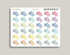 Ticket Icon Stickers for Makse Life Planner U49