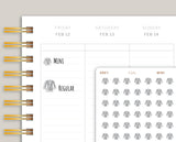 Karate Gi Icon Planner Stickers FQ41