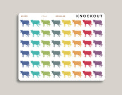 Cow Icon Planner Stickers FQ44
