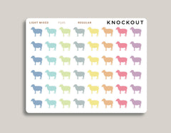 Sheep Icon Planner Stickers FQ45