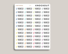 Volunteering Label Planner Stickers for Makse Life Planner U52