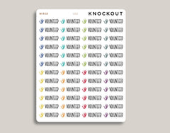 Volunteering Label Planner Stickers for Makse Life Planner U52