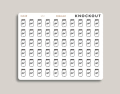 Mason Jar Icon Planner Stickers for Makse Life Planner U53