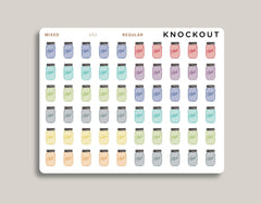 Mason Jar Icon Planner Stickers for Makse Life Planner U53
