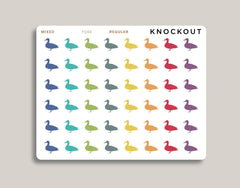 Duck Icon Planner Stickers FQ48