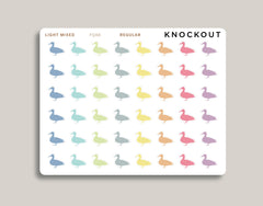 Duck Icon Planner Stickers FQ48