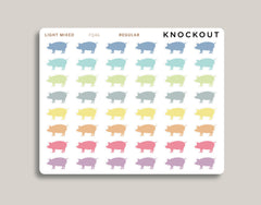 Pig Icon Planner Stickers FQ46
