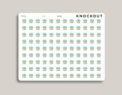 Mini Storefront Icon Stickers for MakseLife Planner U54
