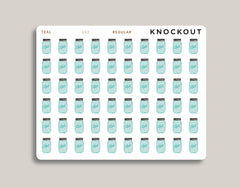 Mason Jar Icon Planner Stickers for Makse Life Planner U53