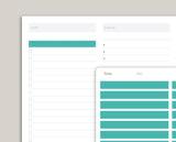 A5 Daily Header Strip Planner Stickers for  MakseLife Planner R51