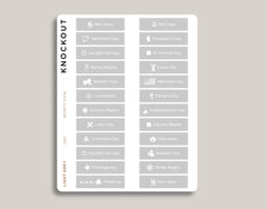 Federal Holiday & Notable Dates Monthly Planner Stickers for Daily MakseLife Planner U60