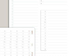 CUSTOM Time Strip Planner Stickers for MakseLife Daily Planner R65C