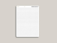 CUSTOM Time Strip Planner Stickers for MakseLife Planner R69C