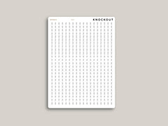 Time Strip Planner Stickers for MakseLife Planner R69
