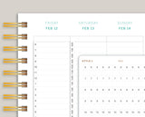 CUSTOM Time Strip Planner Stickers for MakseLife Planner R69C