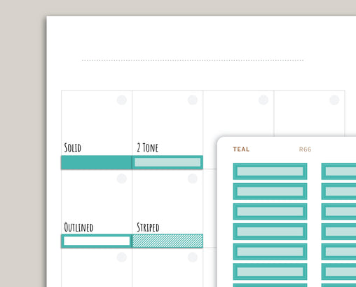 Monthly Label Planner Stickers for MakseLife Daily Planner R66