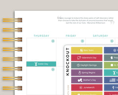 Federal Holiday & Notable Dates Monthly Planner Stickers for MakseLife Planner U61