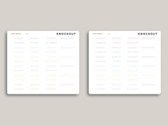 White Month View Day of the Week Cover Planner Stickers for MakseLife Daily Planner R63