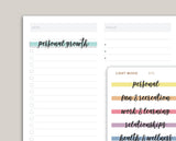A5 Daily Goal Label Highlight Header Stickers for MakseLife Planners R76
