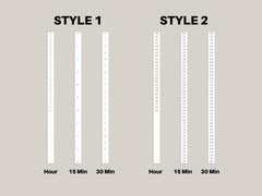 CUSTOM Day View Time Strip Planner Stickers for 2023 Hobonichi Cousin Planner HTL12C