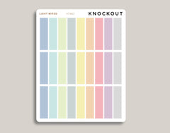 Transparent Monthly Highlight Strip for Hobonichi Cousin HTM11