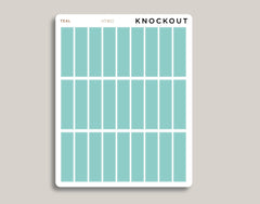 Transparent Monthly Highlight Strip for Hobonichi Cousin HTM11
