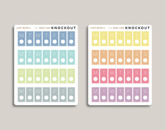 A5 Daily Week View Day Cover Planner Stickers for MakseLife Planner U63