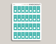 A5 Daily Week View Day Cover Planner Stickers for MakseLife Planner U63