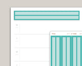 A5 Daily Week View Cover Strip Planner Stickers for MakseLife Planner R77