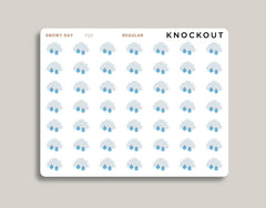 Snowy Day Weather Icon Planner Stickers FQ5